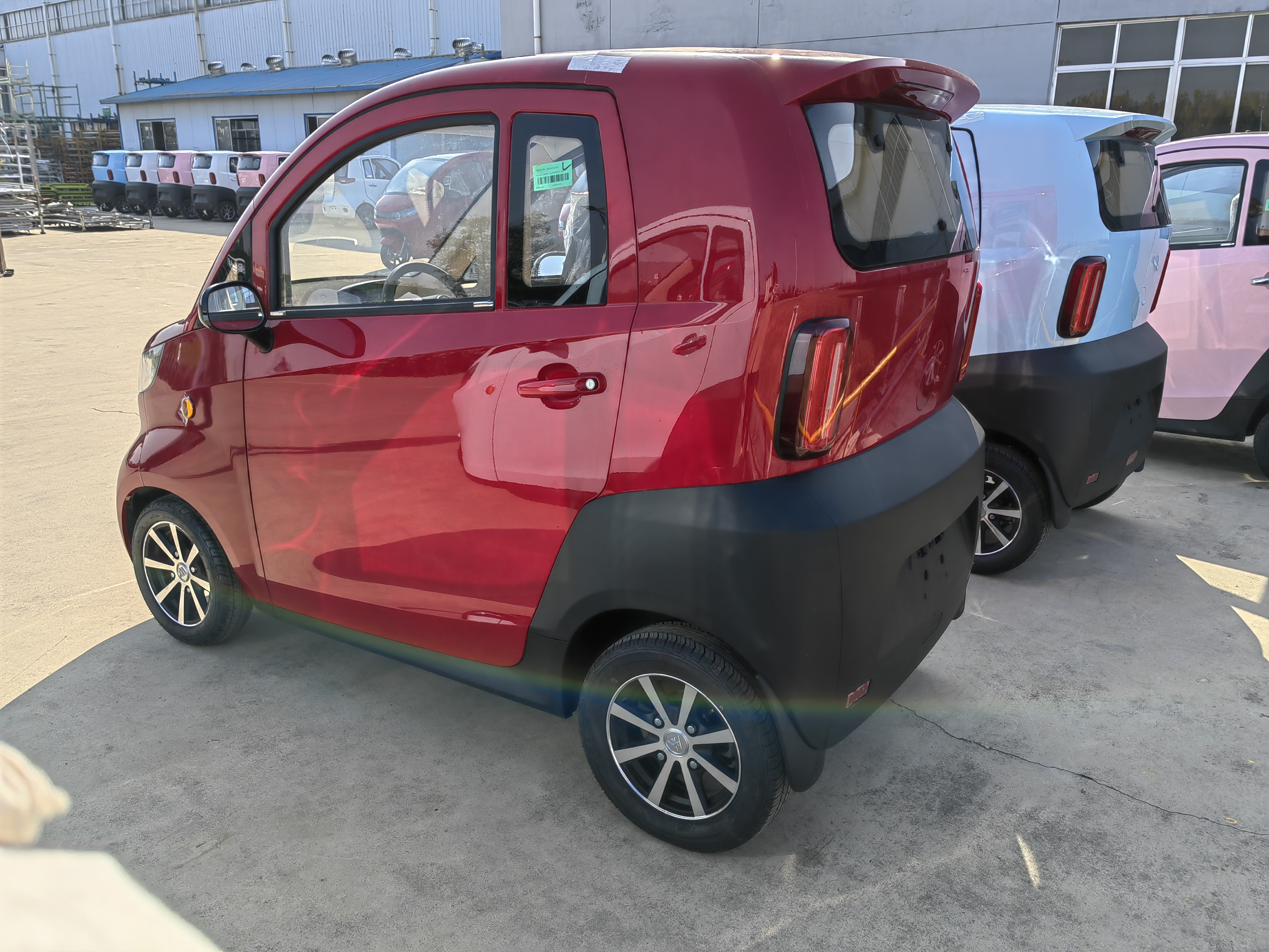 New passenger enclosed 4 wheel electric cabin scooter car 