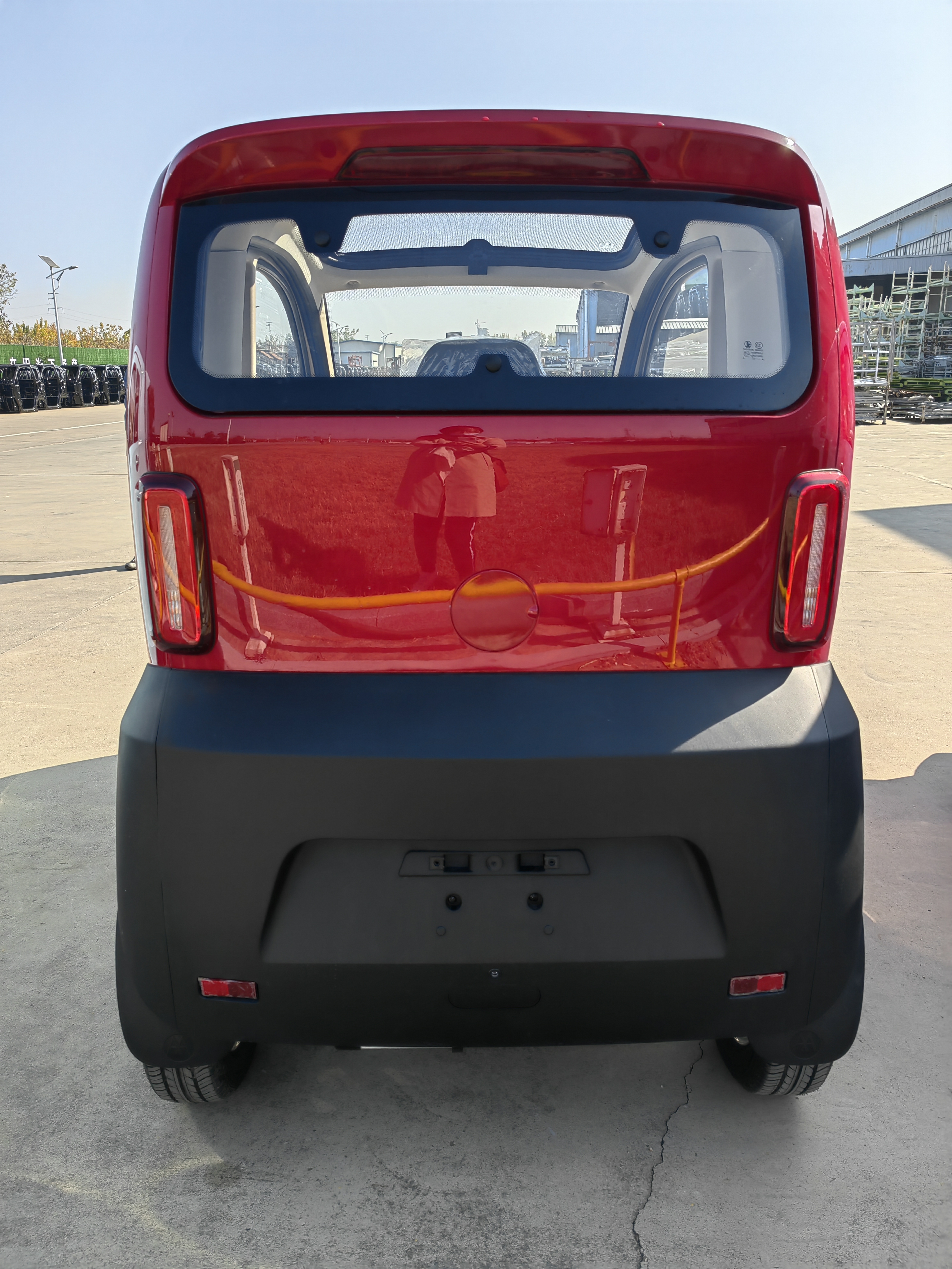 New passenger enclosed 4 wheel electric cabin scooter car 