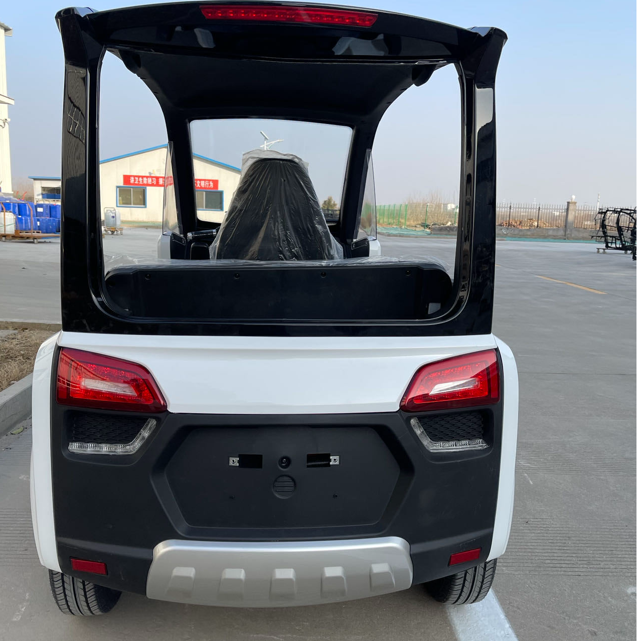 EEC open body adult leisure time 3 wheel electric tricycle cabin scooter 