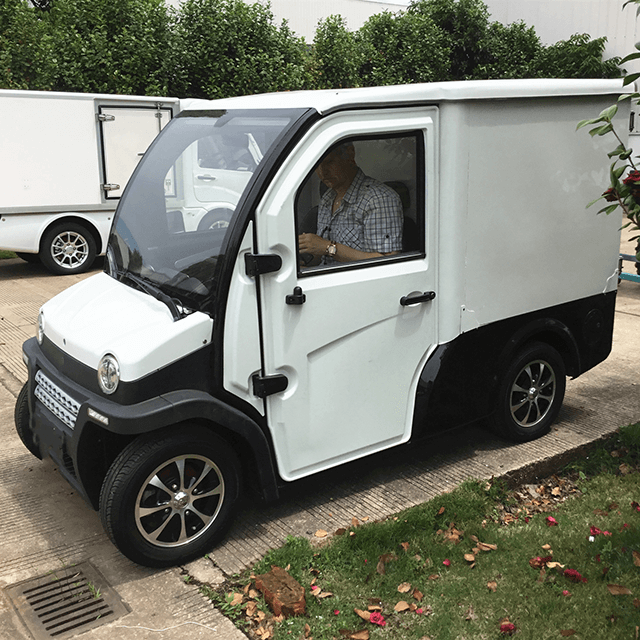Adult enclosed new eec electric cargo car 4 wheel cabin scooter car 