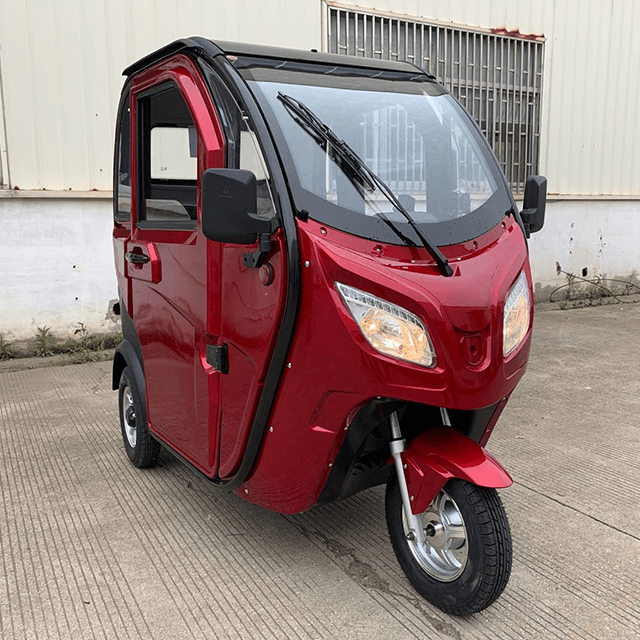 YJYY enclosed cabin scooter 3 wheel electric trike for adult 