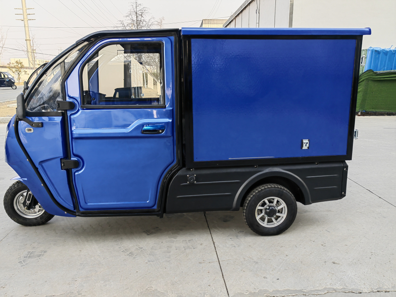 New eec coc enclosed cargo car for adult 3 wheel electric tricycle 