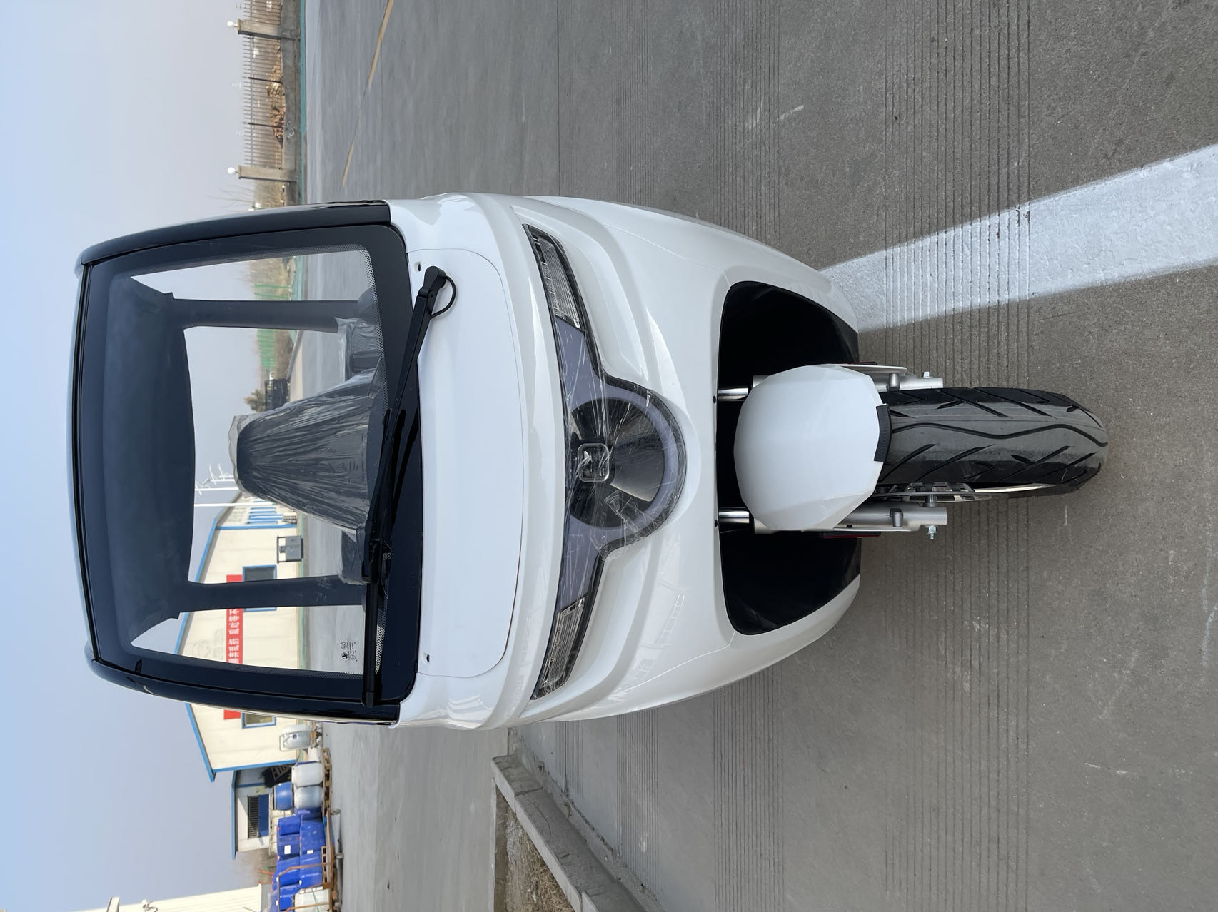 EEC coc open body leisure time hot electric tricycle 3 wheel cabin scooter 
