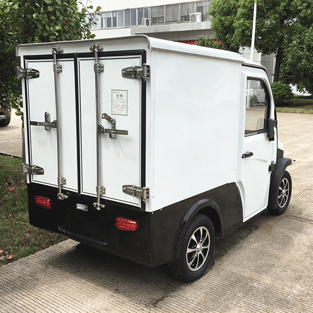 Hot eec 4 wheel cargo car enclosed electric car for adult