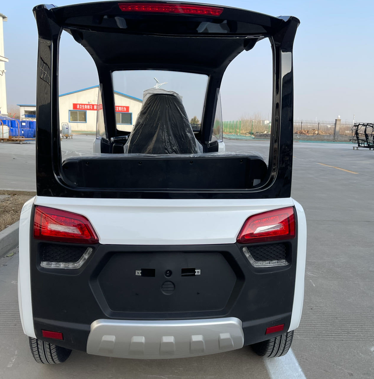 Hot sale eec open body cabin scooter 3 wheel electric tricycle for adult 