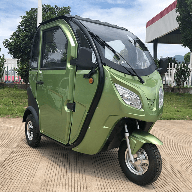 YJYY enclosed cabin scooter 3 wheel electric trike for adult 