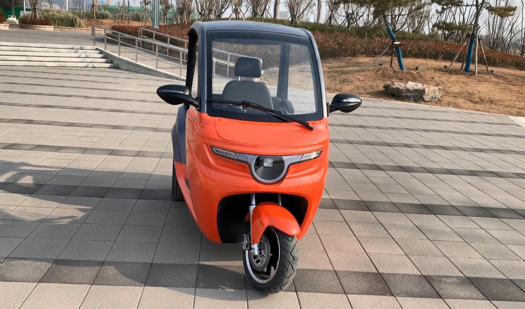 Leisure time eec coc new open body electric tricycle 3 wheel cabin scooter 